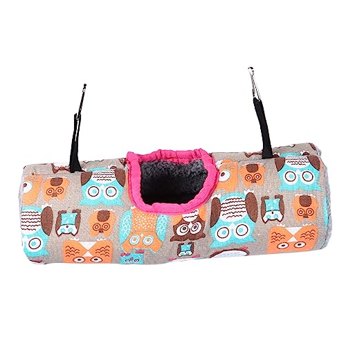 VICASKY Kleintier Schlafsack Hängender Tunnel für Hamster und Meerschweinchen Gemütliches Nest Entspannen Käfigen von VICASKY