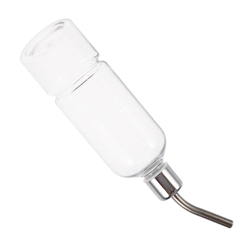 VICASKY Kleintier Trinkflasche aus Edelstahl Automatische Wasserspender für Kaninchen Hamster Meerschweinchen Eichhörnchen Auslaufsicher Rostfrei Einfach zu Montieren für Käfige von VICASKY