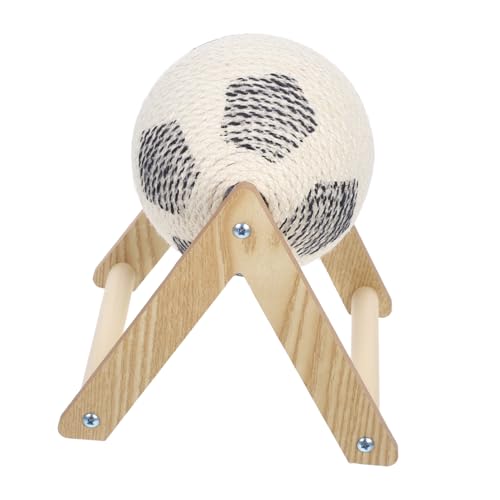 VICASKY Kratzball aus Natürlichem Sisal mit Holzbasis Interaktives Katzen für Indoor Robustes Kletter und Kratzgerät für Kleine bis Mittelgroße Katzen Schützt Möbel und Fördert Bewegung VICASKY Kratzball aus Natürlichem Sisal mit Holzbasis Interaktives Katzen für Indoor Robustes Kletter und Kratzgerät für Kleine bis Mittelgroße Katzen Schützt Möbel und Fördert Bewegung von VICASKY