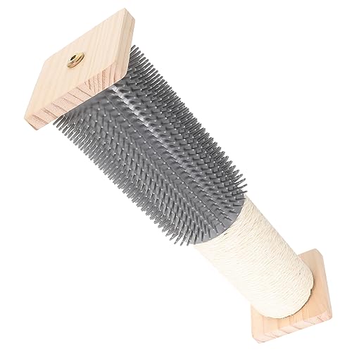 VICASKY Kratzsäule aus Natürlichem Sisal Langlebiger Wiederverwendbarer Katzen Kratzpfosten rutschfest Robust und Fördert Gesunde Krallen Spiel und Kletterspaß für Katzen Schützt Möbel von VICASKY
