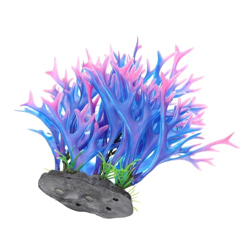 VICASKY Künstliches Korallen dekor Aquarium Pflanze Simulierte Hydroponische Dekoration Blauegrüne Fischbecken Landschaft Aquarium Dekoration für Süßwasser und Meerwasser Becken VICASKY Künstliches Korallen dekor Aquarium Pflanze Simulierte Hydroponische Dekoration Blauegrüne Fischbecken Landschaft Aquarium Dekoration für Süßwasser und Meerwasser Becken von VICASKY