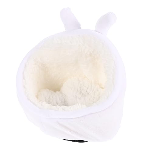 VICASKY Kuscheliges Hamster Schlafnest Aus Warmes Haustierschlafnest Für Hamster Meerschweinchen Und Andere Kleintiere Flauschiges Gemütliches Versteck Sofa von VICASKY