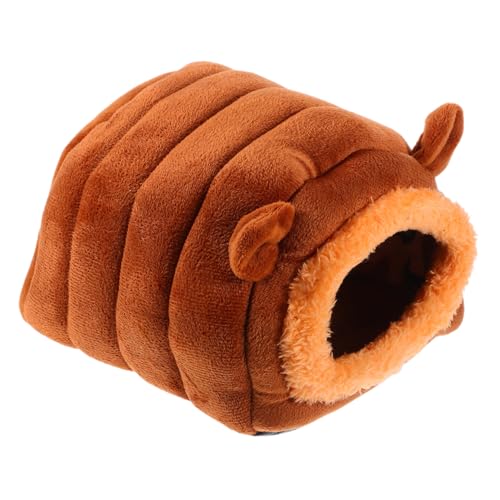 VICASKY Hamsterversteck Haus Warmer Unterschlupf Für Kleintiere Nest Für Hamster Igel Meerschweinchen Kleintierkäfigzubehör von VICASKY