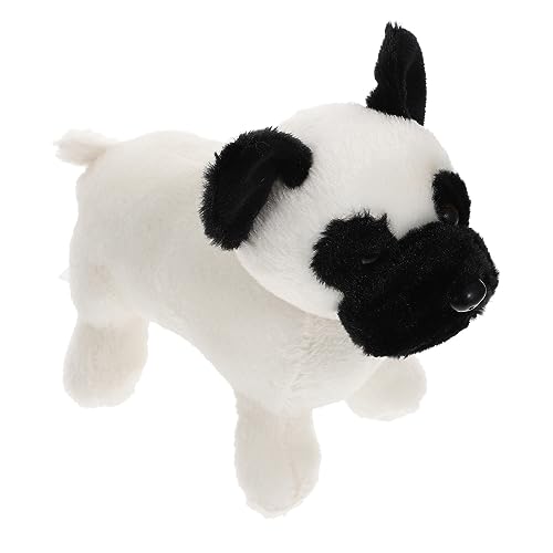 VICASKY Kuscheltiere Plüsch Hund Figurine Lustiger Kleiner Hund Weiches Spielzeug Für Dekoration Für Sofa Schlafzimmer Oder Büro Waschbar Und Knuddelig von VICASKY