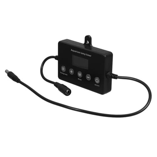 VICASKY LED Aquarium Steuerung mit Timer LCD Display Flimmerfrei und Blendfrei Kompatibel für LED Beleuchtung Sanfte Helligkeitsregelung Kompakt und Vielseitig für Fischbecken von VICASKY