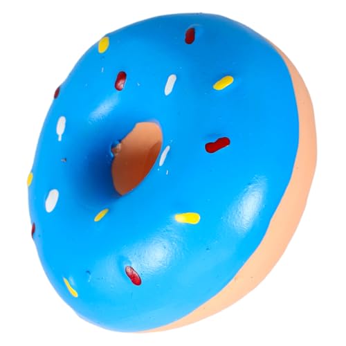 VICASKY Latex Kauspielzeug für Donut Design Sicheres und Langlebiges Quietschspielzeug für Kleine und Mittelgroße Haustiere VICASKY Latex Kauspielzeug für Donut Design Sicheres und Langlebiges Quietschspielzeug für Kleine und Mittelgroße Haustiere von VICASKY