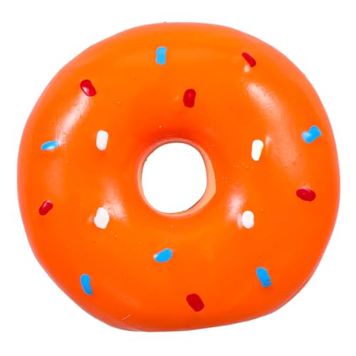 VICASKY Latexspielzeug Für Haustiere Hundespielzeug Aus Latex Latex-welpenspielzeug Quietschendes Für Kleine Hunde Kauspielzeug Für Hunde Aus Latex Orange Emulsion von VICASKY