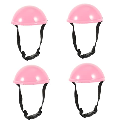 VICASKY Lustiger Haustierhelm Für Hunde Und Katzen – Mehrzweck -Beanie Mit Ohrenschützern - Sonnenschutz Und Regenschutz Ideal Für Outdoor Abenteuer in Rosa von VICASKY