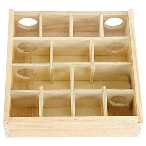 VICASKY Hamster Labyrinth Spielzeug aus Holz Verstellbar Verschleißfestes Chinchilla Zubehör Mäuselabyrinth für Haushalt Mehrgitter Spielzeug für Hamster und Kleine Tiere VICASKY Hamster Labyrinth Spielzeug aus Holz Verstellbar Verschleißfestes Chinchilla Zubehör Mäuselabyrinth für Haushalt Mehrgitter Spielzeug für Hamster und Kleine Tiere von VICASKY