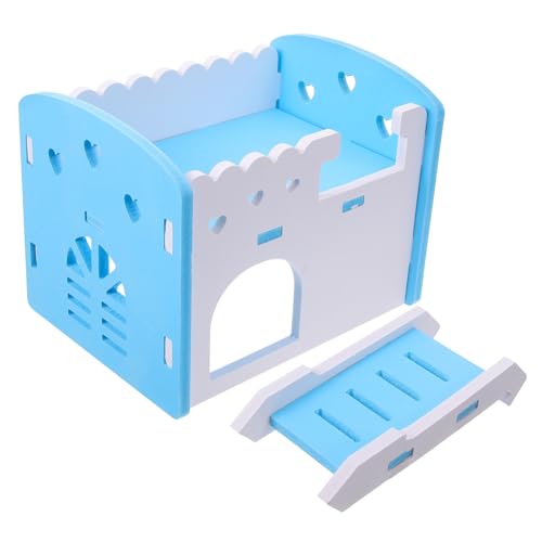 VICASKY Meerschweinchenhaus mit Rampe Doppellagiges Versteck für Kleintiere Spielhaus und Rückzugsort für Hamster Ratten VICASKY Meerschweinchenhaus mit Rampe Doppellagiges Versteck für Kleintiere Spielhaus und Rückzugsort für Hamster Ratten von VICASKY