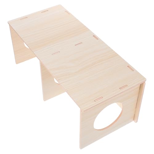 VICASKY Mehrkammer Hideout mit Tunnel Abnehmbarer Aktivitätsraum für Kleine Haustiere DIY Robuster Unterschlupf aus Natürlichem Holz für Hamster Ratten und Andere Kleintiere VICASKY Mehrkammer Hideout mit Tunnel Abnehmbarer Aktivitätsraum für Kleine Haustiere DIY Robuster Unterschlupf aus Natürlichem Holz für Hamster Ratten und Andere Kleintiere von VICASKY