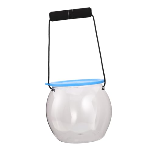 VICASKY Plastikfischglas Mit Deckel Tragbares Fischglas Transparenter Angeleimer Plastik-luftblasenglas Runde Blumenvase Goldfischglas Kampffischbecken Geräumiges Fassungsvermögen VICASKY Plastikfischglas Mit Deckel Tragbares Fischglas Transparenter Angeleimer Plastik-luftblasenglas Runde Blumenvase Goldfischglas Kampffischbecken Geräumiges Fassungsvermögen von VICASKY