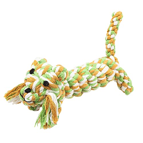 VICASKY Mini Tiger Kauspielzeug aus Baumwolle Cartoon Haustier Zahnreinigungsspielzeug für Kleine Interaktives Kauseilspielzeug Zufälliger für Welpen und Kleine VICASKY Mini Tiger Kauspielzeug aus Baumwolle Cartoon Haustier Zahnreinigungsspielzeug für Kleine Interaktives Kauseilspielzeug Zufälliger für Welpen und Kleine von VICASKY