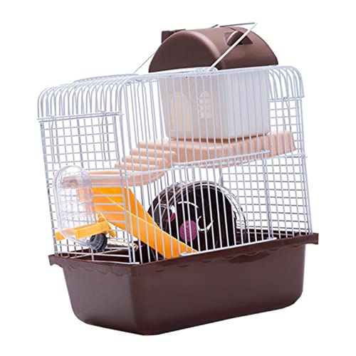VICASKY Multifunktionaler Acryl-hamsterkäfig Doppellagige Rutsche Haustier-Villa Für Chinchilla Auslaufsicherer Wasserkrug Klein VICASKY Multifunktionaler Acryl-hamsterkäfig Doppellagige Rutsche Haustier-Villa Für Chinchilla Auslaufsicherer Wasserkrug Klein von VICASKY