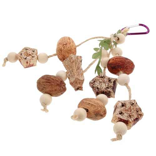 VICASKY Natürlicher Vogel Kauspielzeug aus Holz und Kiefernzapfen Langlebiges Hängendes Foraging für Papageien Wellensittiche und Nymphensittiche Dekorativ für Käfige und Kratzfest VICASKY Natürlicher Vogel Kauspielzeug aus Holz und Kiefernzapfen Langlebiges Hängendes Foraging für Papageien Wellensittiche und Nymphensittiche Dekorativ für Käfige und Kratzfest von VICASKY