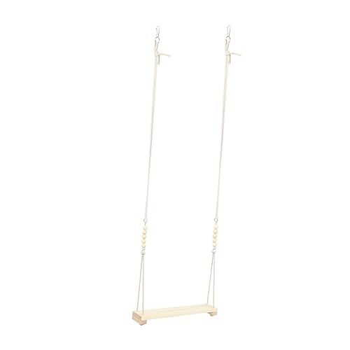 VICASKY Parrot Swing Ladder aus Naturholz Stabiler Hühner Schaukel für Papageien und Vögel Perfekter Kletterplatz für und Entdeckung Für Verschiedene Hühner und Vögel Geeignet von VICASKY