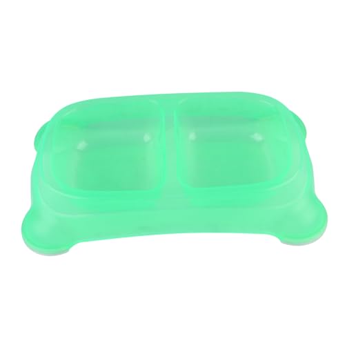 VICASKY Pet Double Bowl für Katzen Rutschfester aus Lebensmittelechtem Transparente Futterschale für Futter und Wasser zu Reinigen VICASKY Pet Double Bowl für Katzen Rutschfester aus Lebensmittelechtem Transparente Futterschale für Futter und Wasser zu Reinigen von VICASKY