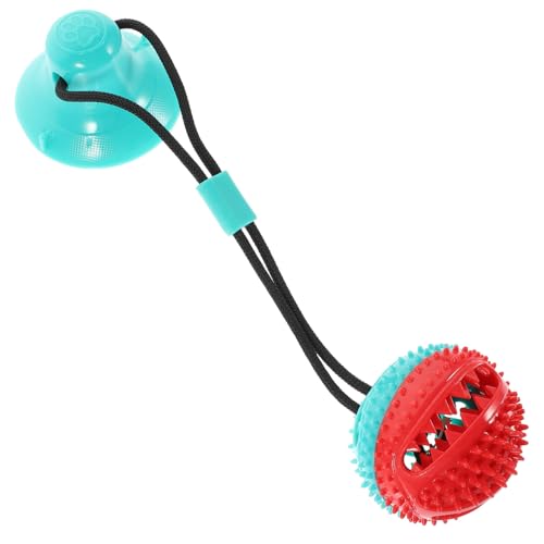 VICASKY Pet Molar Spielzeugball mit Doppelseitigem Saugnapf Interaktives Kauspielzeug aus Robustem Gummi für Hunde zur Zahnpflege und Beschäftigung Bunte Farben Geeignet für Gesunde Zähne VICASKY Pet Molar Spielzeugball mit Doppelseitigem Saugnapf Interaktives Kauspielzeug aus Robustem Gummi für Hunde zur Zahnpflege und Beschäftigung Bunte Farben Geeignet für Gesunde Zähne von VICASKY