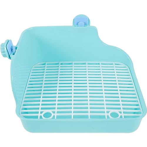 VICASKY Pet Toilet Trainer für Kleine Tiere Ecken Toilette für Hamster Kaninchen Frettchen und Meerschweinchen Zufällige Schraubenfarbe für Drinnen Fördert Sauberes Zufällige Farbe von VICASKY