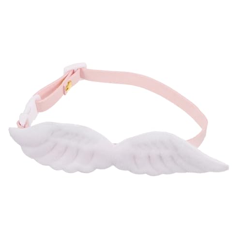 VICASKY Pet Verstellbar mit Flügeln für und Kleine Hunde Weiß Dekoratives Accessoire für Kitten und Welpen Modisches Haustierkragen für Party und Alltag VICASKY Pet Verstellbar mit Flügeln für und Kleine Hunde Weiß Dekoratives Accessoire für Kitten und Welpen Modisches Haustierkragen für Party und Alltag von VICASKY