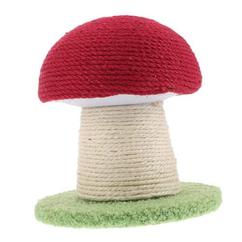 VICASKY Pilzförmiger Katzenkratzer aus Langlebigem Sisal Multifunktionales für Innenkatzen Möbelbeschützer mit Stilvollem Design und Interaktiven Spielmöglichkeiten von VICASKY
