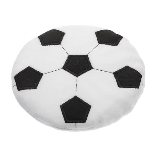 VICASKY Plüsch Fußball Form Interaktives Hundespielzeug Weicher Wurf Apportierspaß für Haustiere Robust und Lustig für Drinnen und Draußen Fördert Bewegung und Bindung von VICASKY