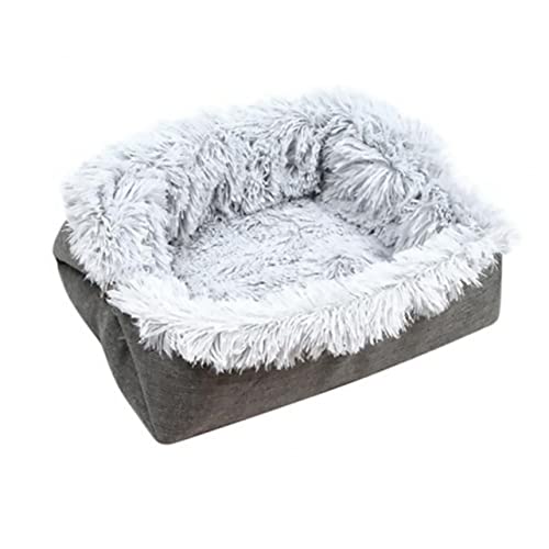 VICASKY Plüsch Katzenbett Faltbares Katzenkissen und Nest Haustierbett Warmes Kuschelkissen für Indoor Schlafplatz und Tragbar VICASKY Plüsch Katzenbett Faltbares Katzenkissen und Nest Haustierbett Warmes Kuschelkissen für Indoor Schlafplatz und Tragbar von VICASKY