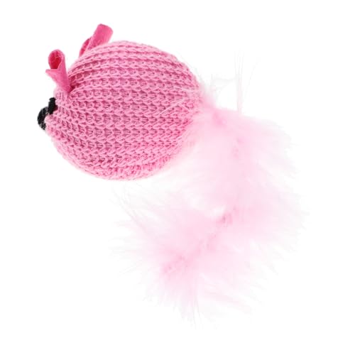 VICASKY Plüsch Katzenspielzeug mit Federschwanz Flauschiges Kompaktes Kätzchenspielzeug für Interaktives und Krallenpflege Leichtes Kitten Accessoire für Zuhause und Wohnungskatzen VICASKY Plüsch Katzenspielzeug mit Federschwanz Flauschiges Kompaktes Kätzchenspielzeug für Interaktives und Krallenpflege Leichtes Kitten Accessoire für Zuhause und Wohnungskatzen von VICASKY