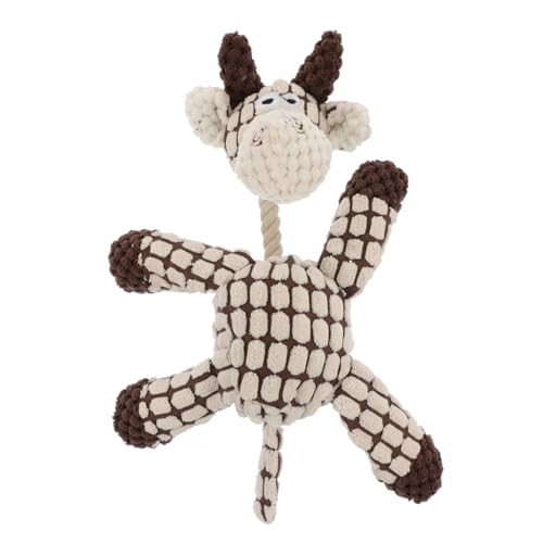 VICASKY Plüsch hundespielzeug in Tierform Robustes Waschbares Kauspielzeug für Welpen Fördert Zahnpflege und Zahnschleifen Elastisch und Langlebig Geeignet für Kleine und Mittelgroße von VICASKY