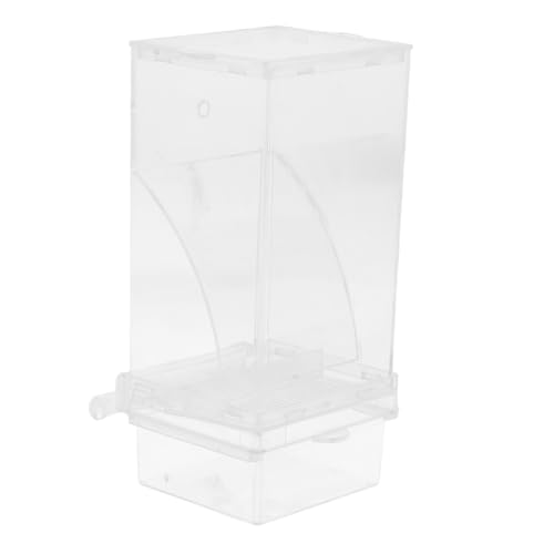 VICASKY Praktischer Vogelfutterspender Für Den Käfig Mit Transparentem Design, Sauberer Wasserspender Für Papageien Und Sittiche Mit Stilvollem Look Für Die Inneneinrichtung von VICASKY
