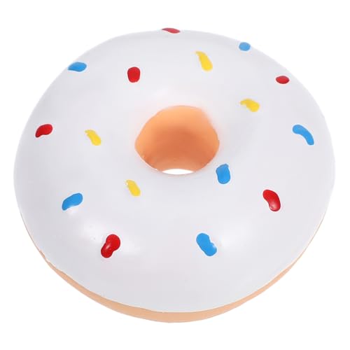 VICASKY Realistischer Donut Quietschende Hundespielzeug Latex -kinderspielzeug Interaktives Kauspielzeug Für Welpen Und Kleine Hunde Ideal Für Haustier Angstlinderung Und Zahnpflege von VICASKY