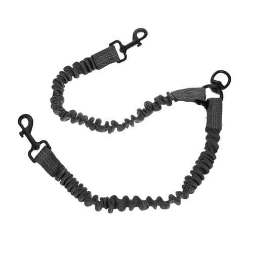 VICASKY Reflektierende Doppelte Hundeleine für Outdoor Aktivitäten Ergonomisches Design Langlebiges für Training und Joggen Tiefgrau VICASKY Reflektierende Doppelte Hundeleine für Outdoor Aktivitäten Ergonomisches Design Langlebiges für Training und Joggen Tiefgrau von VICASKY