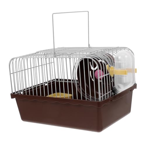 VICASKY Reise Hamsterkäfig mit Griff Tragbare Transportbox für Hamster Chinchillas und Kleine Vögel mit Wasserflaschenhalter und Hautfreundlicher Konstruktion für Optimalen VICASKY Reise Hamsterkäfig mit Griff Tragbare Transportbox für Hamster Chinchillas und Kleine Vögel mit Wasserflaschenhalter und Hautfreundlicher Konstruktion für Optimalen von VICASKY