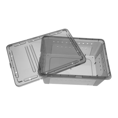 VICASKY Reptilien Aufzuchtbox aus Transparente Futterbox für Spinnen Insekten und Reptilien Wetterbeständig und Leicht zu Reinigen für Zucht und Haltung VICASKY Reptilien Aufzuchtbox aus Transparente Futterbox für Spinnen Insekten und Reptilien Wetterbeständig und Leicht zu Reinigen für Zucht und Haltung von VICASKY