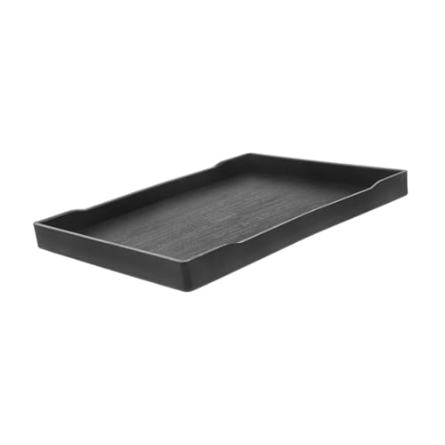 VICASKY Reptilien Futter und Wasserschale für Schildkröten Unzerbrechliches Design zu Reinigen Essen und Naturnahe Holzmaserung von VICASKY