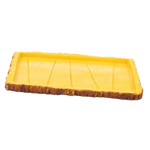 VICASKY Reptilien Futternapf Wasserschale Gelb für Schildkröten und Eidechsen Futter Trinkschale mit Natürlicher Farbe Glatter Oberfläche Leicht zu Reinigen für Terrarien und Lebensräume VICASKY Reptilien Futternapf Wasserschale Gelb für Schildkröten und Eidechsen Futter Trinkschale mit Natürlicher Farbe Glatter Oberfläche Leicht zu Reinigen für Terrarien und Lebensräume von VICASKY