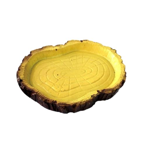 VICASKY Reptilien Futternapf aus Resin Terrariumgeeignete Futterschale mit Glatter Oberfläche Naturnahe Farbe Fängt Mahlwürmer Zuverlässig Einfach zu Reinigen Geeignet für Zufällige Farbe VICASKY Reptilien Futternapf aus Resin Terrariumgeeignete Futterschale mit Glatter Oberfläche Naturnahe Farbe Fängt Mahlwürmer Zuverlässig Einfach zu Reinigen Geeignet für Zufällige Farbe von VICASKY