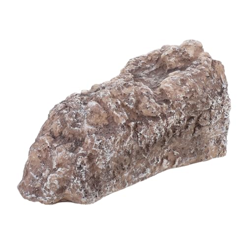 VICASKY Reptilienversteck aus Robustem Harz Naturgetreue Höhle für Terrarien und Aquarien Langlebiges Versteck für Reptilien Schildkröten und Betta Fische Pflegeleichtes Aquarium von VICASKY