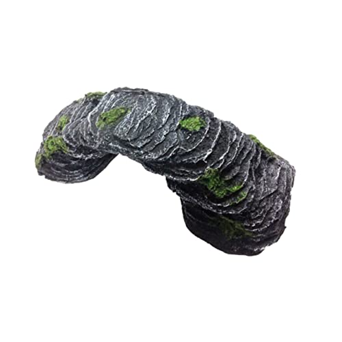 VICASKY Resin Schildkröten Plattform mit Rampe und Versteck Wasserfestes Reptilien Kletterhaus für Aquarium Großes Sonnenbad Stein Bridge Versteck für Fische und Echsen Dekoratives VICASKY Resin Schildkröten Plattform mit Rampe und Versteck Wasserfestes Reptilien Kletterhaus für Aquarium Großes Sonnenbad Stein Bridge Versteck für Fische und Echsen Dekoratives von VICASKY