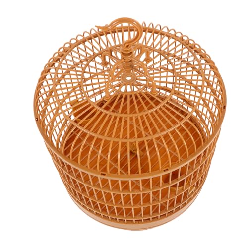 VICASKY Runder Vogelkäfig aus Vintage Vogelfutterkäfig für Sittiche Sicher und Langlebig für Kleine Haustiere für Außenbereich und von VICASKY