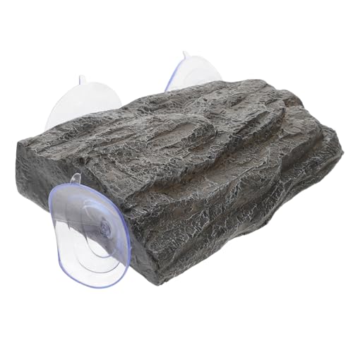 VICASKY Schildkröten Badeplattform mit Saugnäpfen Simulationsstein Design für Kleine Reptilien Multifunktionale Kletter und Sonnenbadefläche für Aquarien VICASKY Schildkröten Badeplattform mit Saugnäpfen Simulationsstein Design für Kleine Reptilien Multifunktionale Kletter und Sonnenbadefläche für Aquarien von VICASKY