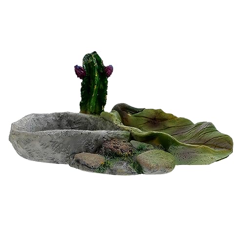 VICASKY Reptilien Trinkschale Wassernapf für Eidechsen und Schildkröten Kunststoff Futternapf für Reptilien Wasserspender für Haustiere Leicht zu Reinigen VICASKY Reptilien Trinkschale Wassernapf für Eidechsen und Schildkröten Kunststoff Futternapf für Reptilien Wasserspender für Haustiere Leicht zu Reinigen von VICASKY