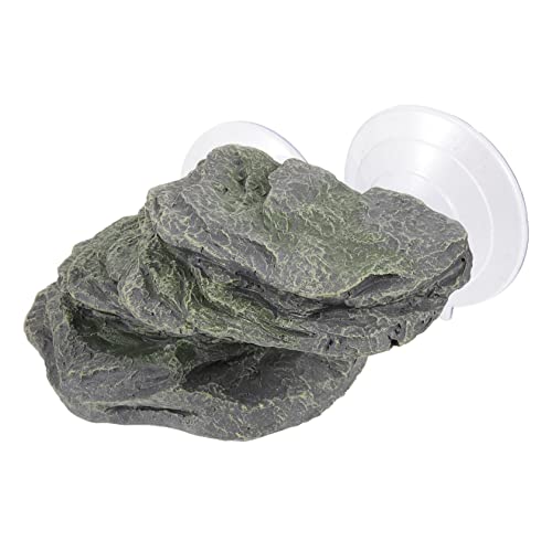 VICASKY Schildkröten für Reptilien Simulations Backenplattform mit Rampe für Wasserschildkröten Eidechsen und Frösche Terrarium Zubehör zur Aktivität von VICASKY