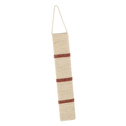 VICASKY Sisal Katzenkratzmatte zum Aufhängen Robuste Sisalfaser Kratzpappe Natürliche Kratzfläche für Wand und Tür Hält Katzen Beschäftigt und Schützt Möbel Farbe Zufällig von VICASKY