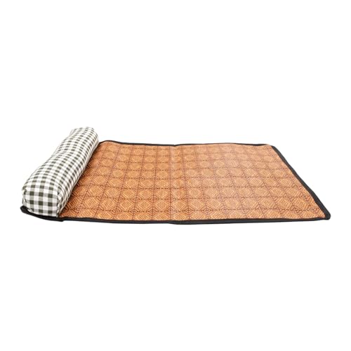 VICASKY Sommerliche Kühlmatte für Hunde und Katzen rutschfeste Leichte Schlafunterlage aus Atmungsaktivem Eisfaserstoff Praktische Langlebige Cooling Cushion für Haustiere von VICASKY