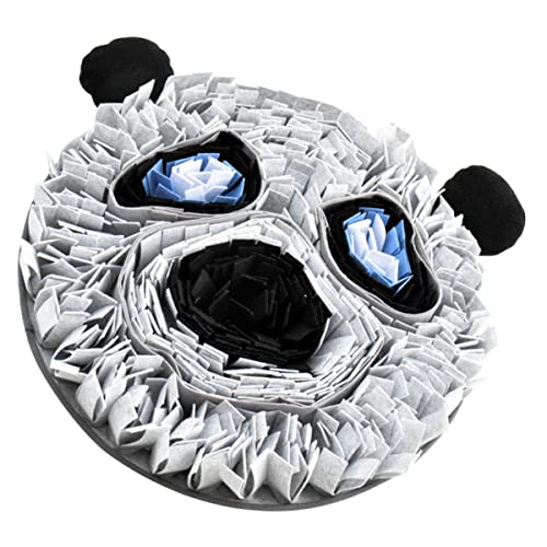 VICASKY Entzückende Schnüffelmatte für Hunde Interaktive Fütterungsmatte Panda Design Langlebiges Material Stressreduzierendes Hundezubehör VICASKY Entzückende Schnüffelmatte für Hunde Interaktive Fütterungsmatte Panda Design Langlebiges Material Stressreduzierendes Hundezubehör von VICASKY