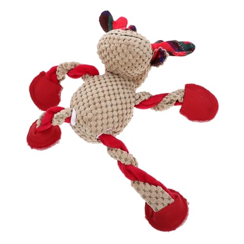 VICASKY Süßes Weihnachtsmann Hundespielzeug aus Plüsch Quietschendes Kauspielzeug für Welpen Langlebig und Vielseitig Einsetzbar Trainingsspielzeug für Entspannte VICASKY Süßes Weihnachtsmann Hundespielzeug aus Plüsch Quietschendes Kauspielzeug für Welpen Langlebig und Vielseitig Einsetzbar Trainingsspielzeug für Entspannte von VICASKY