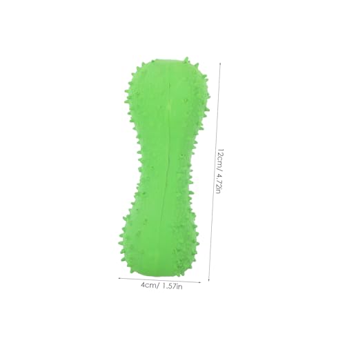 VICASKY TPR Quietschendes Kauspielzeug für Hunde Spikiges Knochen Design Beißspielzeug für Welpen und Kleine Hunde Fördert Zahnpflege und Beschäftigung VICASKY TPR Quietschendes Kauspielzeug für Hunde Spikiges Knochen Design Beißspielzeug für Welpen und Kleine Hunde Fördert Zahnpflege und Beschäftigung von VICASKY