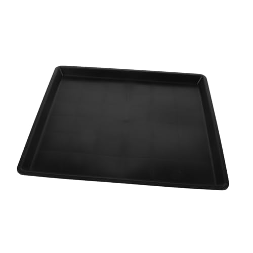 VICASKY Tablett Für Tierkäfige Wasserdicht Hundekäfigpfanne Haustiere Hundehütte Pfanne Mini Tierzwinger Tablett Kistenpfanne Hündchen Kaninchen Kotablage Für Welpen Unten Black Plastik von VICASKY