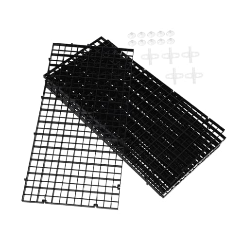 VICASKY Teiliges Aquarium Trennwand Set mit Saugnäpfen Fisch Tank Separator Panel für Einfache Isolierung und Aufzucht Zuschneidbar Langlebig Geeignet für Meerwasser und von VICASKY